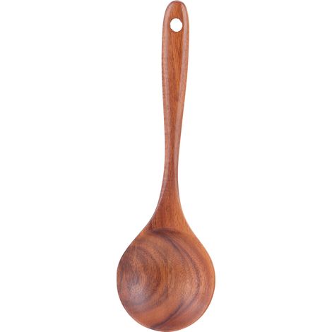 Cuillère À Mélanger - Bois De Teck - 24 X 7 Cm - Pour Cuisine - 1 Pièce (1/5)