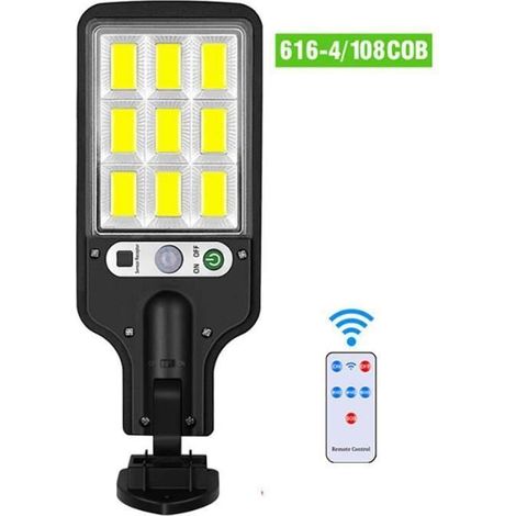 LED-Wandanwendung 616-4 - Bewegungsmelder - Fernbedienung - Wasserdicht - Solarbetrieben