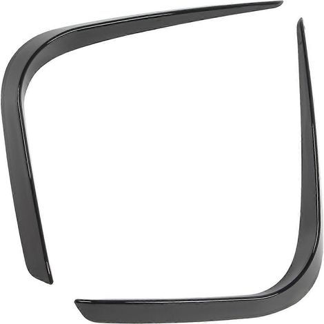 1 Paire de spoilers de pare-chocs avant noir brillant, garniture de séparateur gauche/droite, compatible BMW X5 G05 M Sport 2019-2023 (1/4)