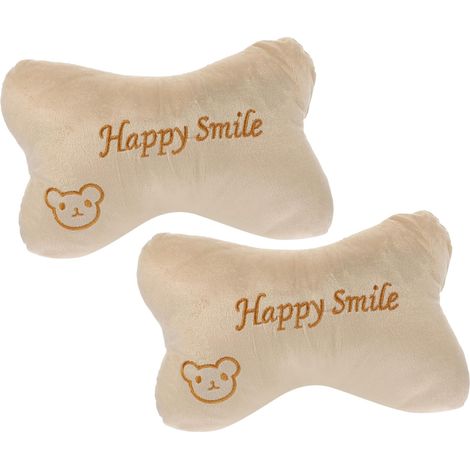 2pièces Coussin De Soutien pour Nuque pour Voiture Oreiller De Voyage pour Appui-tête Lot pour Siège De Conduite (1/5)