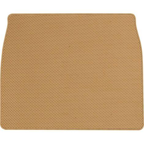Tapis de coffre en EVA pour Peugeot 308 I Cabriolet (2007-2013), motif nid d'abeille - beige (1/5)