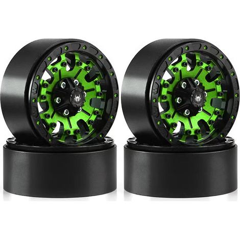 Aluminium-Felgen-Beadlock-Set, 1,9 Zoll, 4 Stück, Ersatz für Axial SCX10 90046 AXI030