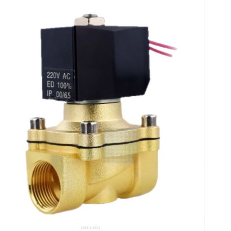（3/4''G）Electrovanne 220V, 3/4''G, laiton, pour gazole eau air, DN20