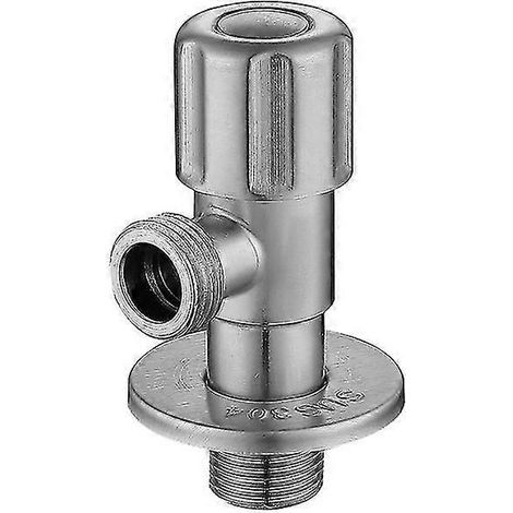 304 Stainless Steel Water Heater Angle Valve Thickening Angle Valve Water Stop Valve Dn15 4pcs Copper Core (1/2)