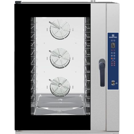 Four mixte électrique à vapeur directe avec nettoyage automatique, 10x GN 1/1 ou 600x400 mm - VIRTUS