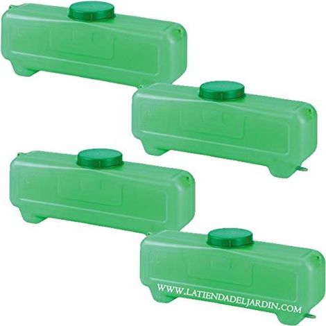 Set di 4 Serbatoio d'acqua da 7 litri con Filtro, 47 x 11 x 18 cm