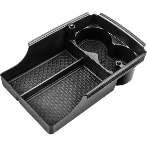 Plateau de console centrale avec porte-gobelets et boîte de rangement pour accoudoir pour Tesla Model X (1/5)