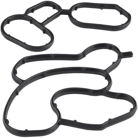 DEESSE SHOP-KIMISS Remplacement du Joint D'étanchéité du Refroidisseur D'huile du Joint D'étanchéité du Boîtier de Filtre à Huile Moteur 11427508971 11427508970. (1/5)