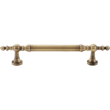 Poignée de porte de meuble en bronze, style rétro américain, pour armoire ou meuble de rangement, 128 mm (1/5)