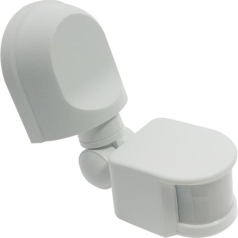 IluminaShop - Detector de Movimiento PIR 180º Superficie Blanco II (1/5)