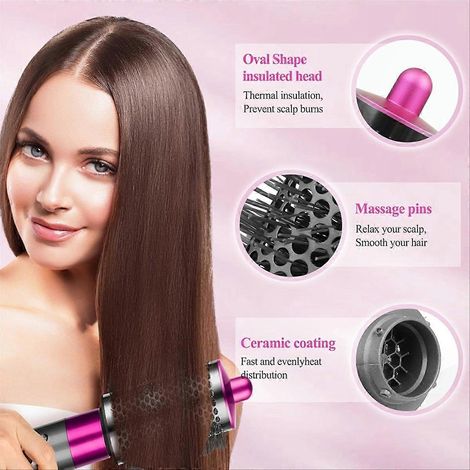 Volumen-Haartrockner mit Stylingaufsätzen, 3-teiliges Set, ideal für schnelles Styling und voluminöses Haar. (1/5)