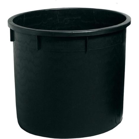 MASTELLO MASTELLONE LT 350 TONDO PER PIANTE VIVAI COLORE NERO FERR 122191 (1/2)