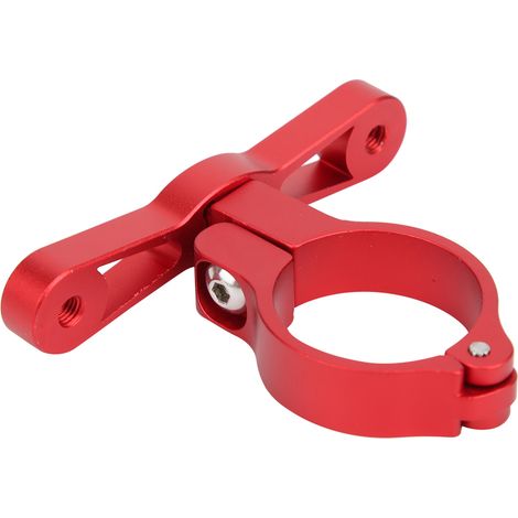 Support de conversion porte-bidon de vélo en alliage d'aluminium, adaptateur de porte-bidon réglable rouge (1/5)