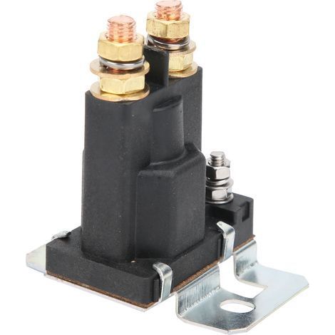 Relais de démarrage 4 broches normalement ouvert, acier inoxydable, électronique automobile, 500A, 24V (1/5)