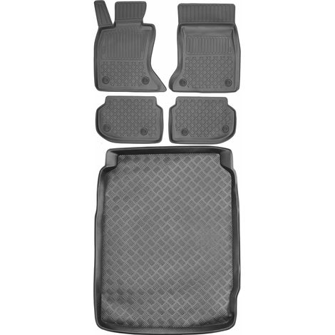 Juego de alfombrillas para coche y maletero para BMW Serie 5 F10 Sedán (2010-2013).