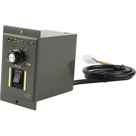 Contrôleur de vitesse pour moteur 400 W, régulateur AC220 V avec voyant lumineux, rotation et inversion réglables. (1/5)