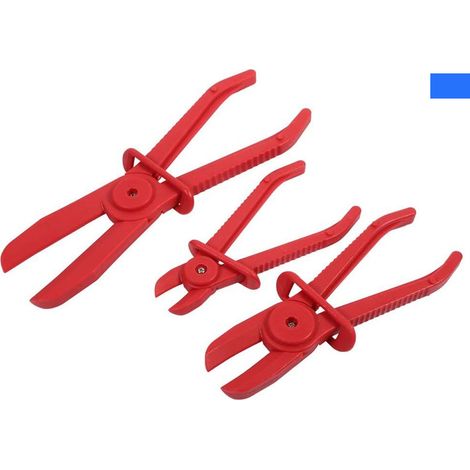 Pinza Fascette Stringitubo Sigilla Tubo Set 3pz Blocca Flusso Carburante Olio