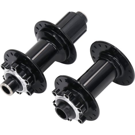 moyeux de vélo en alliage d'aluminium noir, 32 trous, moyeux à disque avant et arrière, 4 roulements pour VTT (1/5)
