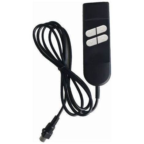 1PC Télécommande de chaise longue électrique-télécommande de chaise élévatrice avec commande manuelle, 4 boutons, 5 broches (1/5)
