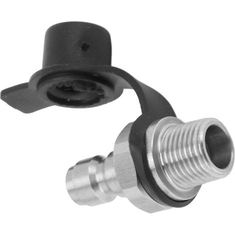 Convient aux bouteilles de CO2 1/8 NPT, connecteur mâle à filetage externe avec accessoires. (1/5)