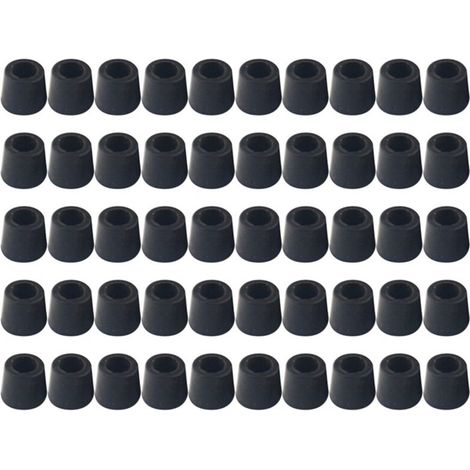 Adecuado para paquetes de 50 unidades de juntas de sellado de goma para reparación de conductos de aire acondicionado, piezas de repuesto, piezas de automóviles, color negro.
