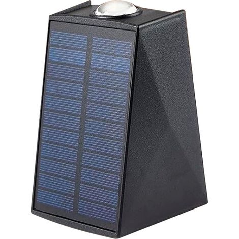 Solar-Wandleuchte, kabellose Wandleuchte mit hoher Leuchtkraft, verstellbare Außenwandleuchte, warmes Licht.