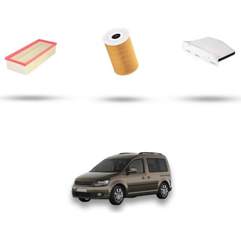 Kit tagliando 3 filtri compatibile con Vw Caddy III (2c) 1.6 TDI 55kw Dal 2010 (1/5)