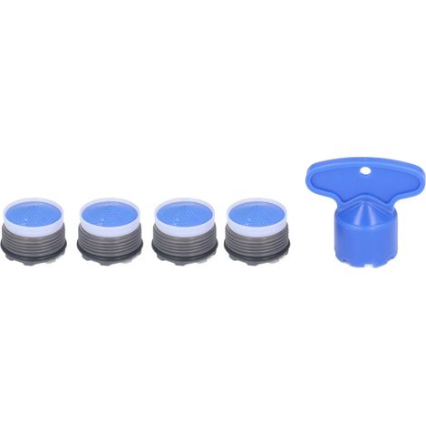 Wasserhahn-Luftsprudlerfilter, M18,5 mm/0,73 Zoll Durchflussbegrenzer, wassersparendes Ersatzteil für Bad- und Küchenarmaturen (1/5)