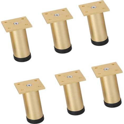 Lot de 6 rehausseurs cadre lit modernes en aluminium (1/5)