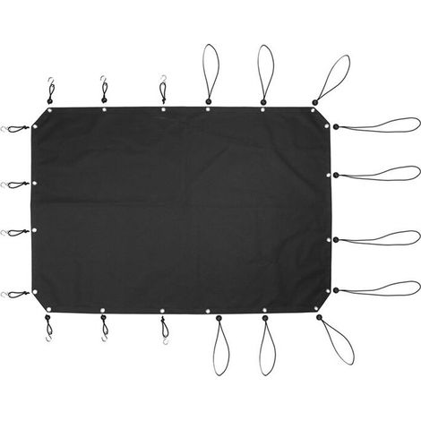 Couvercle de Pare-Soleil Anti-UV pour Capote de Voiture pour Bronco 2021-2024, Accessoires en Filet Isolé, 2 Portes (1/2)