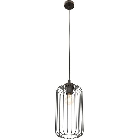Lampada a sospensione VANDER in acciaio nero (1/5)