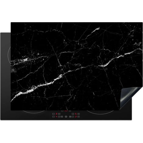 Induction Hob Protector Marble look - Black - Luxury 76x51.5 cm (1/5)