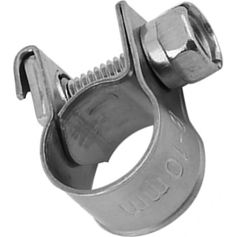 Convient pour 10 colliers de serrage de conduite de carburant en acier inoxydable, colliers de serrage réglables de 6 mm à 20 mm