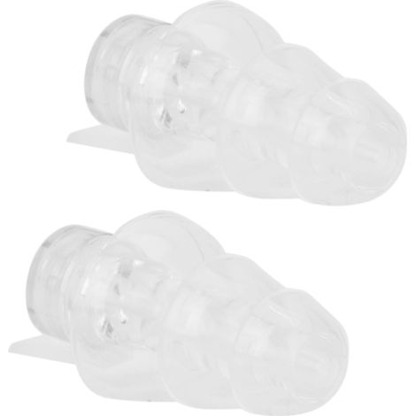 Bouchons d'oreilles antibruit pour une utilisation musicale en toute sécurité, haute fidélité, transparents (1/5)