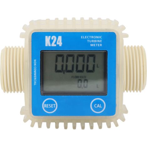 Débitmètre à Turbine numérique, pompe à carburant, produits chimiques, équipement de mesure de l'essence, K24, 1 pouce