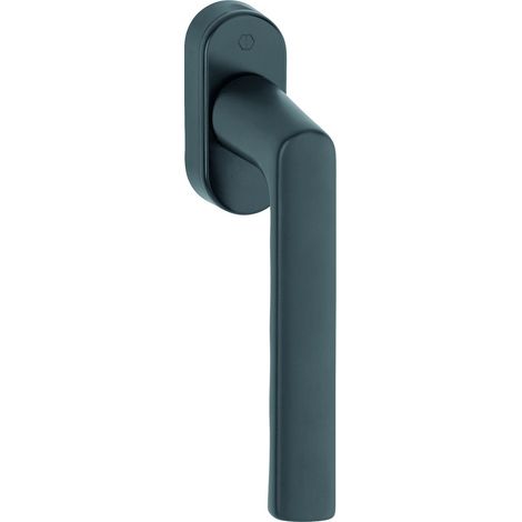Fenstergriff Hamburg 0700L/U26 Alu.F9714M schwarz ma 32-42mm Stand.HOPPE