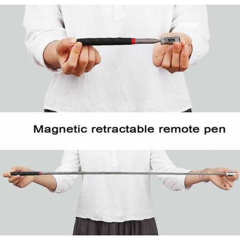 Lot de 5 outils de ramassage magnétique, aimants télescopiques (0,9 kg, 2,3 kg, 3,5 kg, 4,5 kg) (1/4)