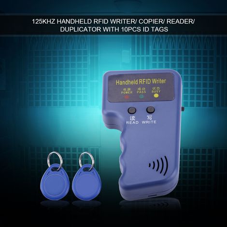 Enregistreur RFID - 125 kHz - Lecteur Copieur Duplicateur - Pour Étiquettes et Télécommandes - 10 Pièces Incluses (1/5)