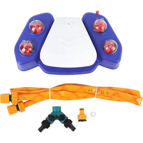 Interaktiver Hunde-Wassersprinkler, einfach zu bedienen, robuste Konstruktion, blaues Haustierspielzeug (1/5)