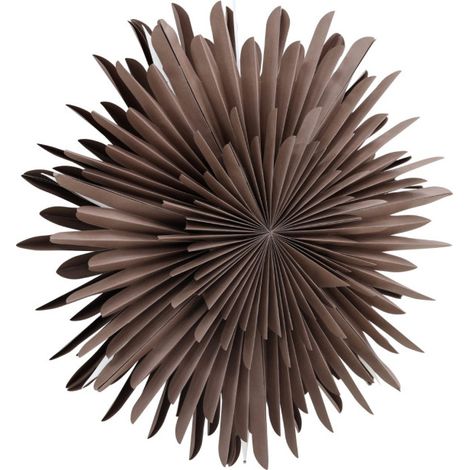 Lampe Suspension Design "Selen" 80cm Marron (1/5)