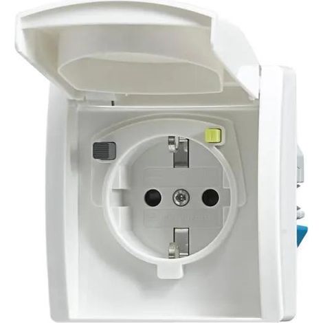 Busch Presa F moderna Bianco Alpin 16 A 230 V IP44