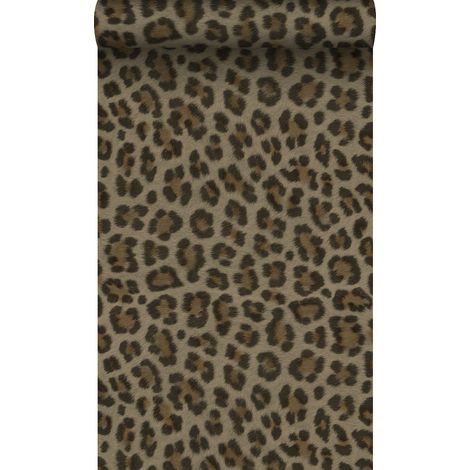 papier peint peau de léopard marron et beige  - Origin Wallcoverings (1/5)