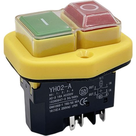 Interrupteur intégré - interrupteur sans tension 250V KJD17 B avec déclencheur à minimum de tension et contact de bobine exécuté (1/5)