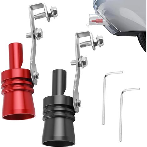 Sifflet D'échappement Turbo, Universel Tuyau Déchappement, Sifflet D'échappement, Voiture Turbo Silencieux Universel Son Simulateur, Modification du Silencieux, Dispositif Réaménagement (1/5)