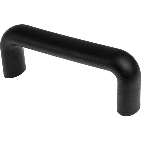 Poignée en Plastique RS PRO, entraxe 120mm, 137mm x 50 mm x 25mm, filetage M6 Fixations invisibles ( Prix pour Paquet de 2 ) (1/2)