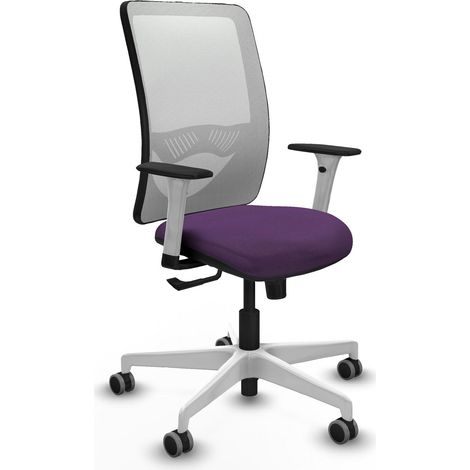 Chaise de bureau piqueras y crespo Zulema blanc soutien lombaire (1/2)