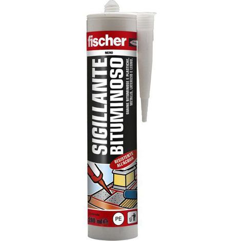 Silicona Bituminosa Negra Sb280 Ml 280 Fischer