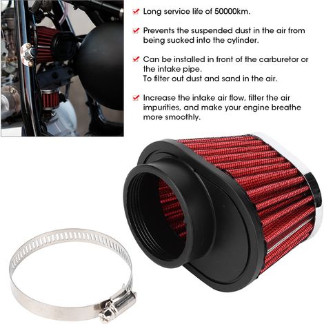 Luftfilter für Honda-Motor 51 mm/2,01 Zoll, Reinigungszubehör mit Pilzkopf (1/5)