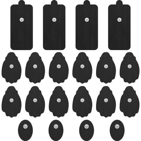 Électrodes de massage des poignets, 10 paires, noires (1/3)