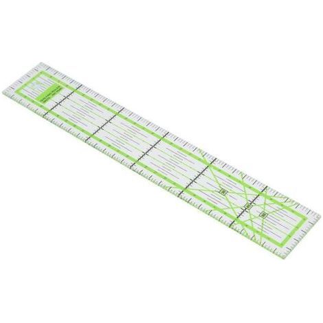 5x30cm Transparentes Nählineal DIY-Nähwerkzeug für Design, Layout, Quilten (1/5)